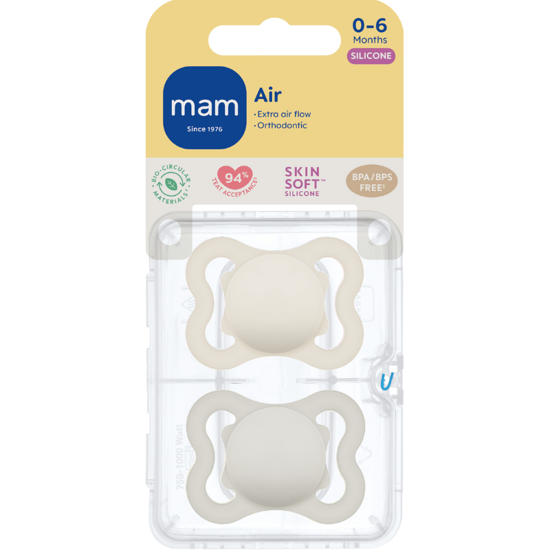 MAM Air Silk 0-6M Neutral (2 stk)