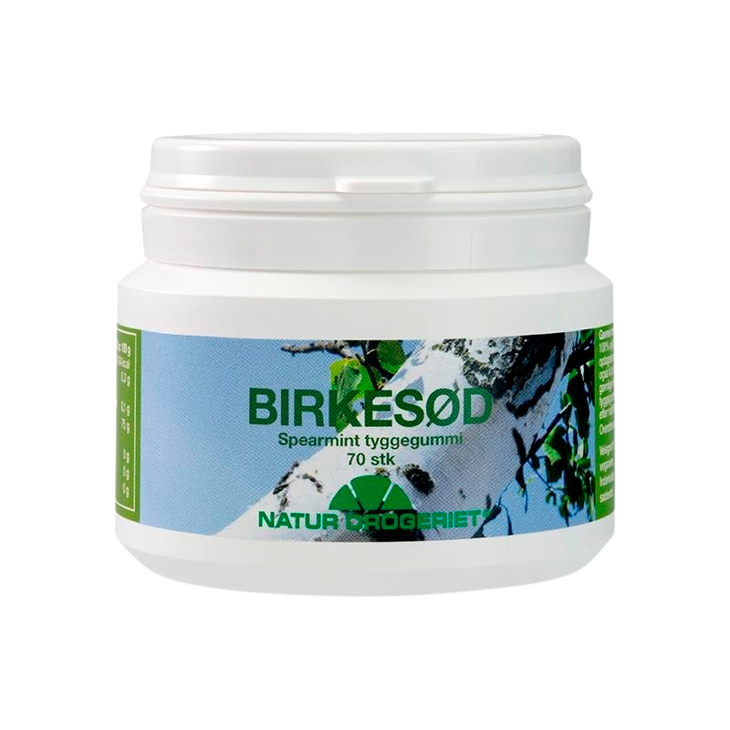 Tyggegummi Birkesød Spearmint - 70 stk.
