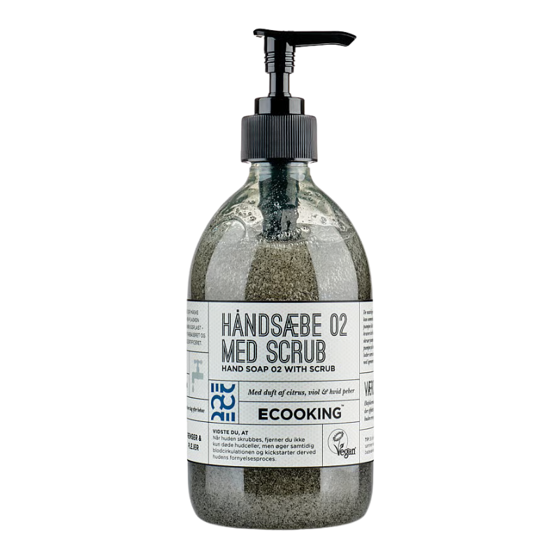 Ecooking Håndsæbe m. Scrub - 500 ml.