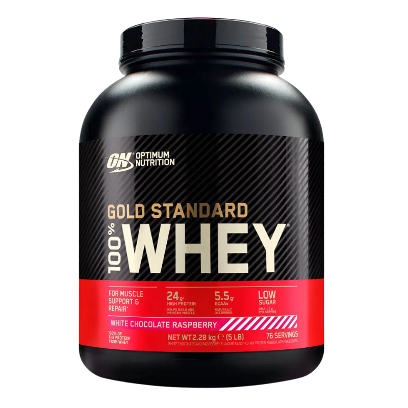 Optimum Nutrition 100% Whey Gold Standard White Chocolate Rasberry (2280 g)