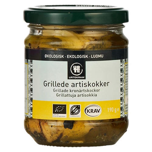 Urtekram Grillede Artiskokker i Olie Ø - 190 g