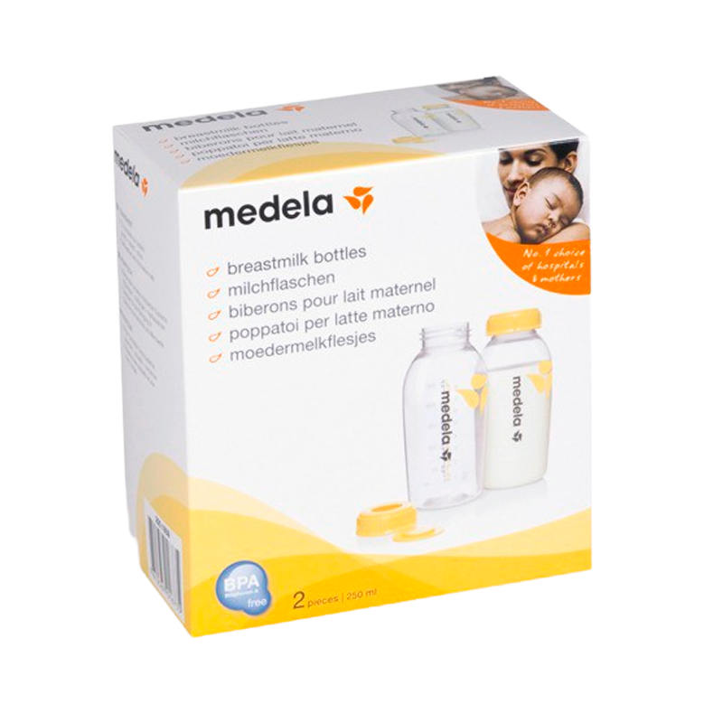 Medela Brystmælksflasker - 2 x 250 ml