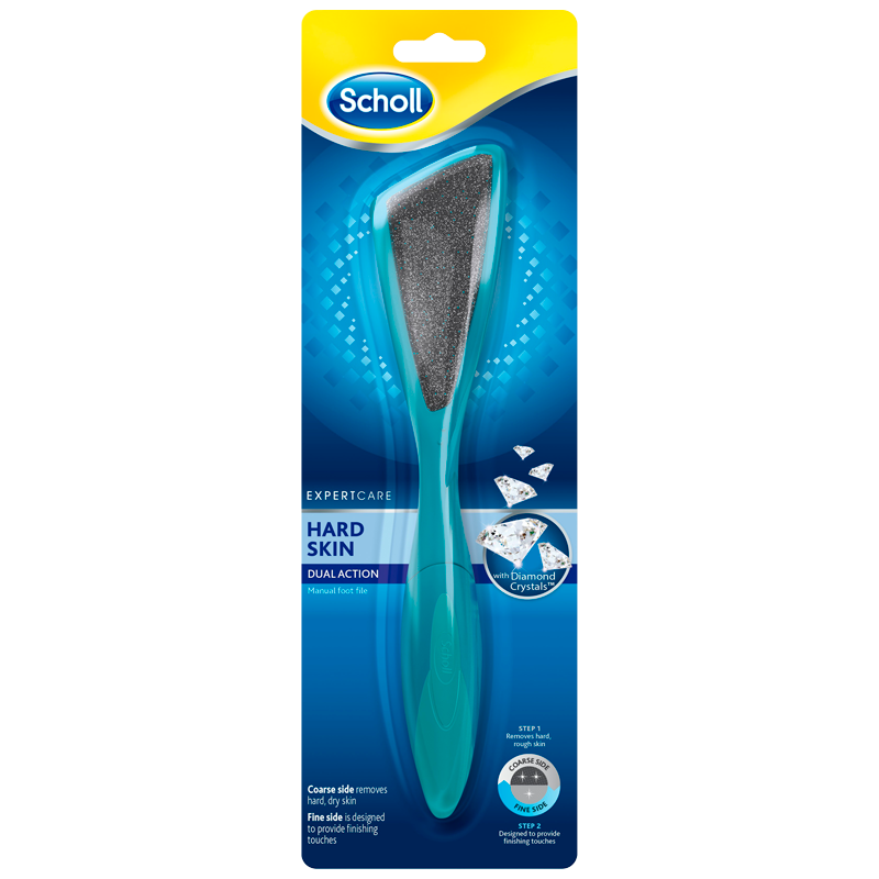 Scholl Dual Action Fodfil (1 stk)