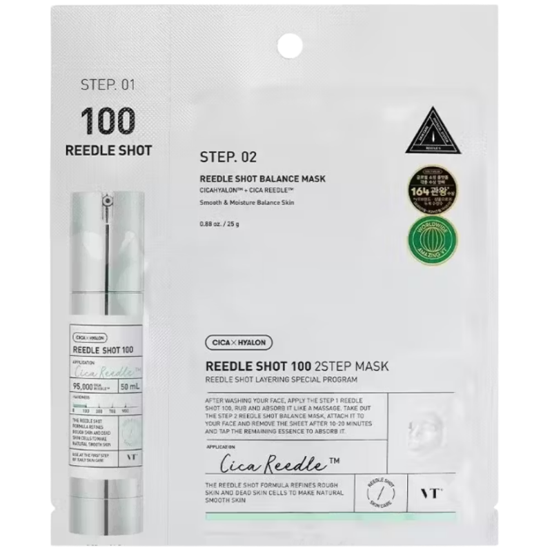VT Cosmetics Reedle Shot 100 2-Step Mask (1 stk)