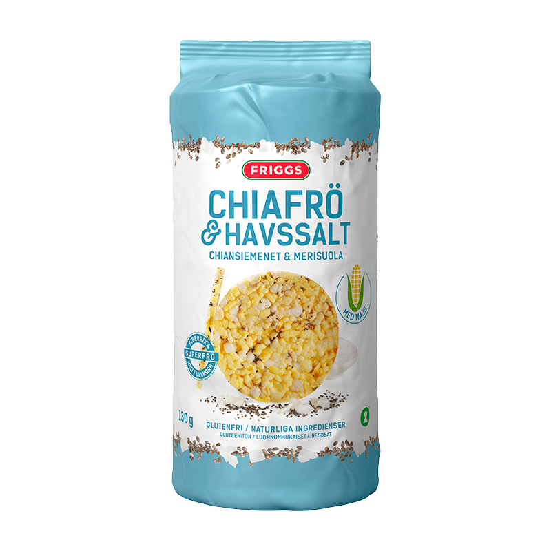 Friggs Corncake Chia Seasalt (130 g)