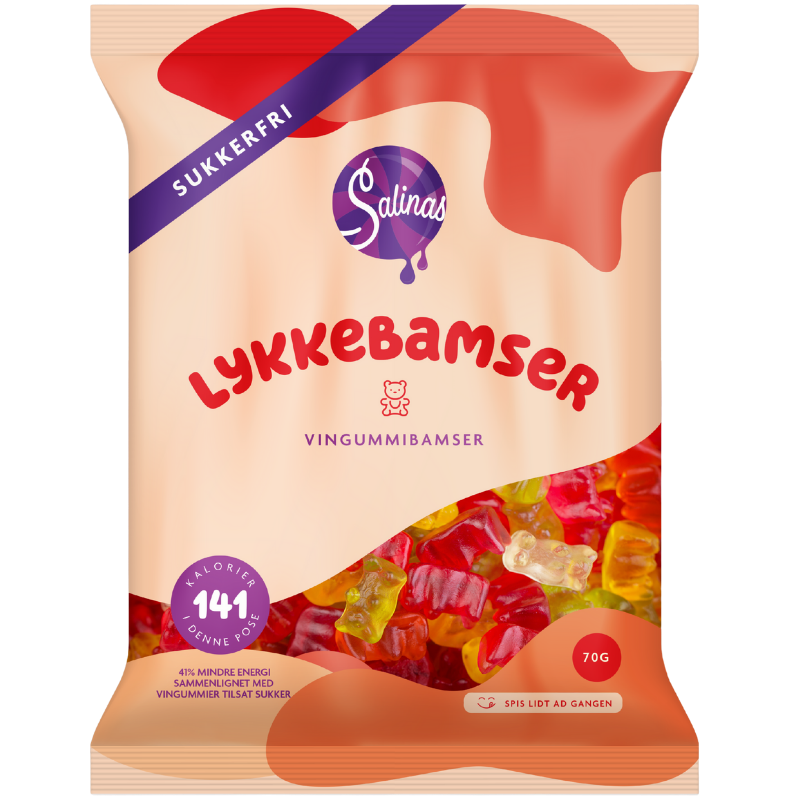 Salinas Slik Lykkebamser (70 g)
