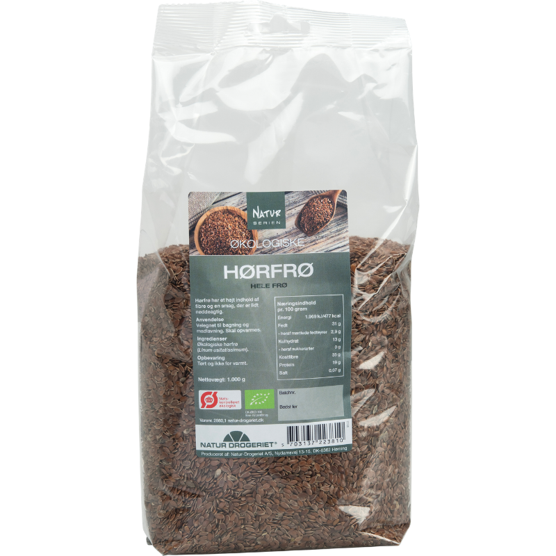 Natur Drogeriet Hørfrø hele Ø - 1 kg