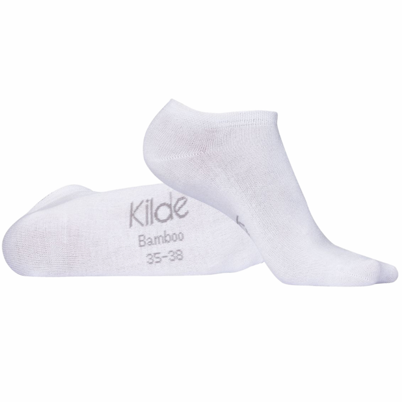 Kilde Bambus Komfort & Diabetes Sneakers Hvid Str. M 39-42 (1 sæt)