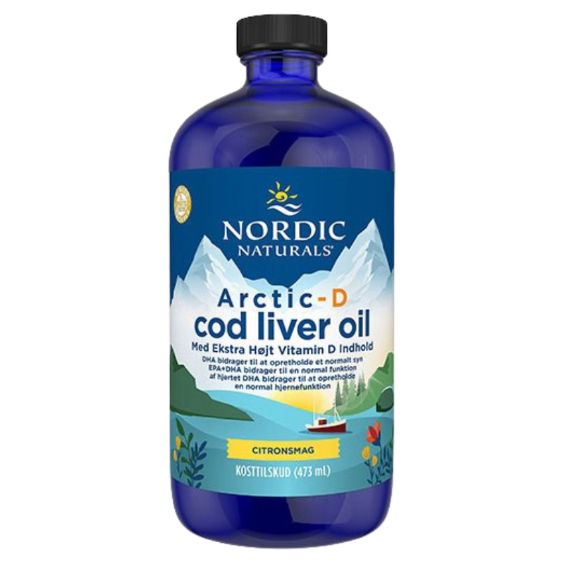 Nordic Naturals Torskelevertran+D m.citrus - 474 ml.
