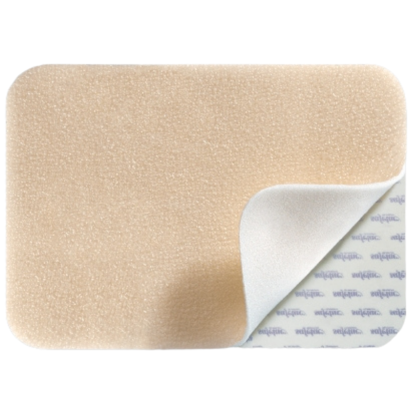 Mepilex Lite Tynd Skum M. Silikoneklæb 6 x 8,5 cm (5 stk)