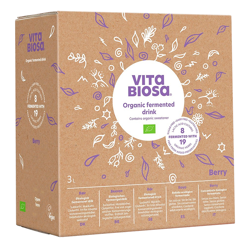 Vita Biosa Bær Øko. - 3 ltr.