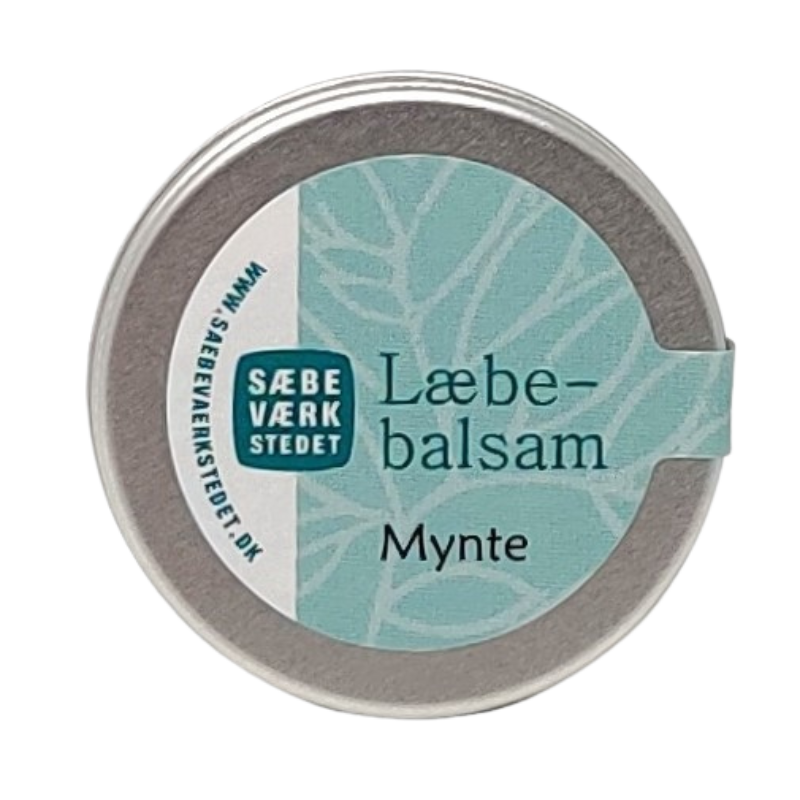 Sæbeværkstedets Læbebalsam Mynte - 14 gr