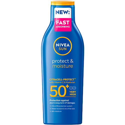 Nivea Protect & Moisture Sun Lotion SPF 50+ (200 ml)