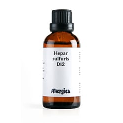 Allergica Hepar sulf. D12 - 50 ml.