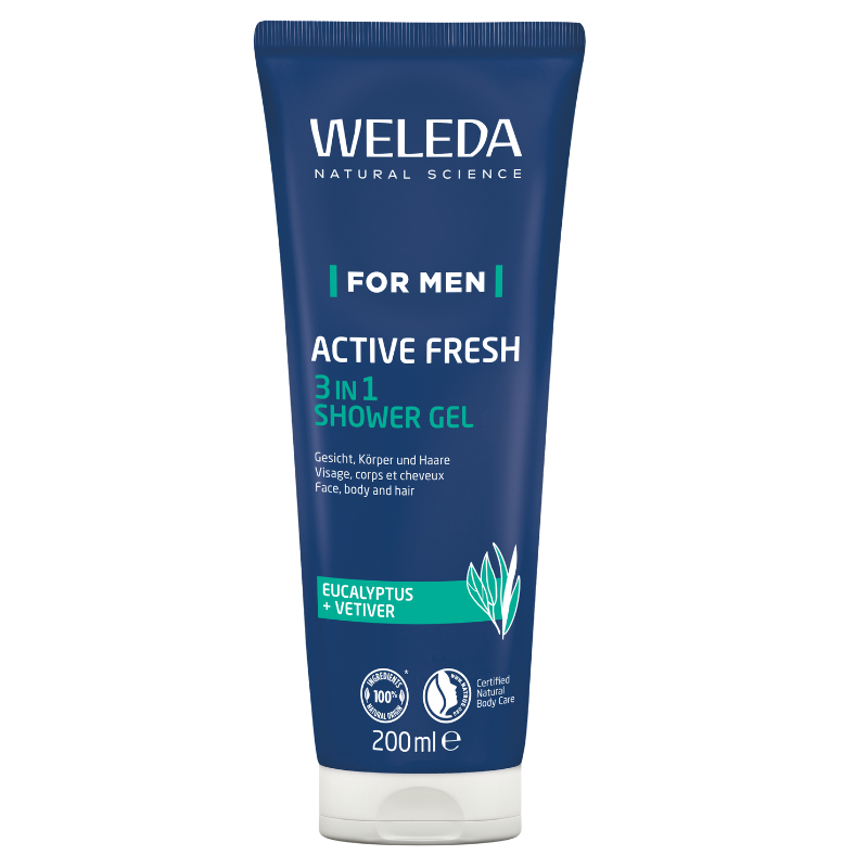 Weleda Men Active Fresh 3 in 1 Shower Gel (200 ml)