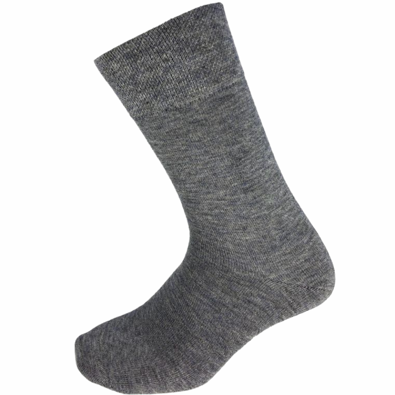 Kilde Merino Ulds Komfort & Diabetes Strømpe Grå Str. S 35-38 (1 sæt)