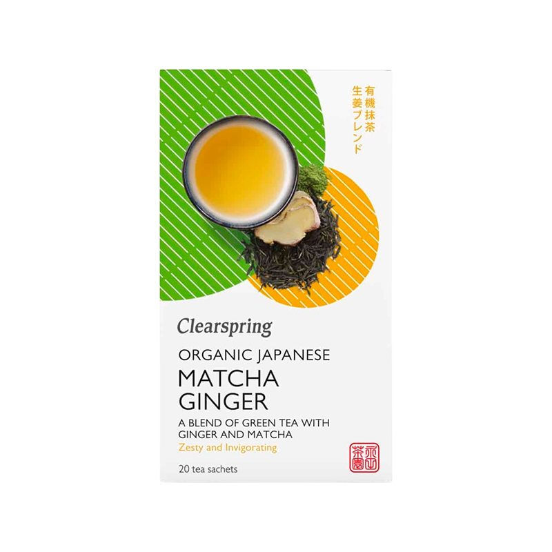 Clearspring Matcha Ginger (20 breve)