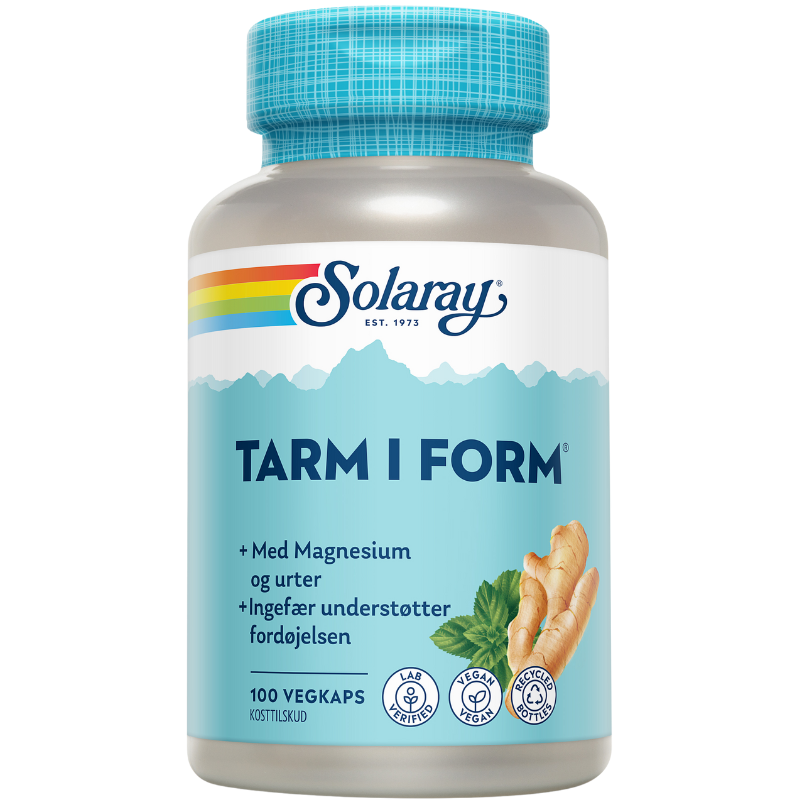 Solaray Tarm i Form (100 kaps)