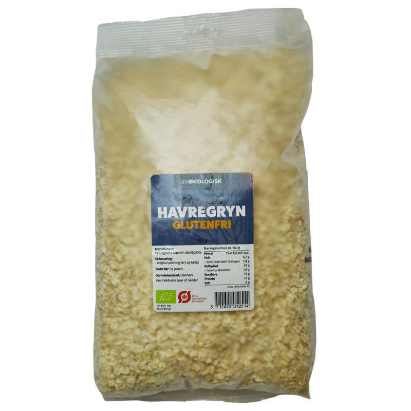 Lev Økologisk Havregryn Glutenfri Ø (750 g) Lev Økologisk Havregryn Glutenfri Ø (750 g)