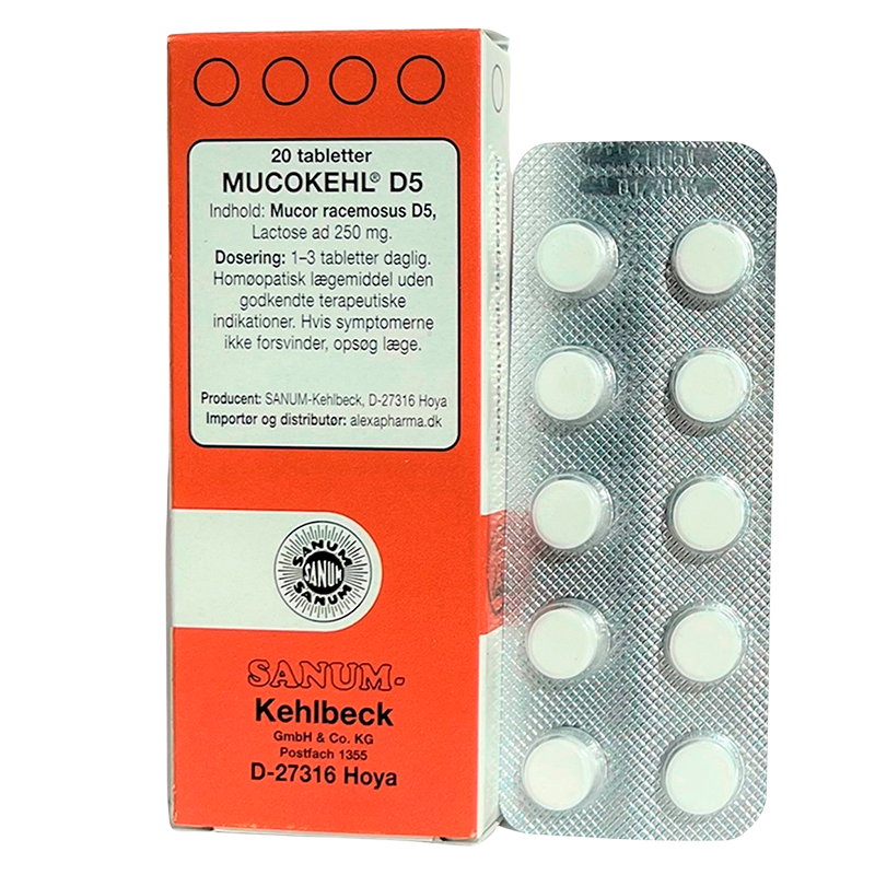 SANUM Enderlein Mucokehl D5 Tabletter (20 tabl)