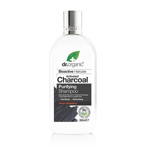 Dr. Organic Shampoo Charcoal Purifying - 265 ml.