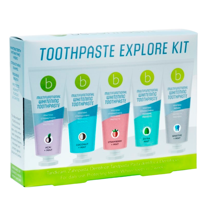 Beconfident Multifunctional Whitening Toothpaste Explore Kit 5 Flavours (5 x 25 ml)