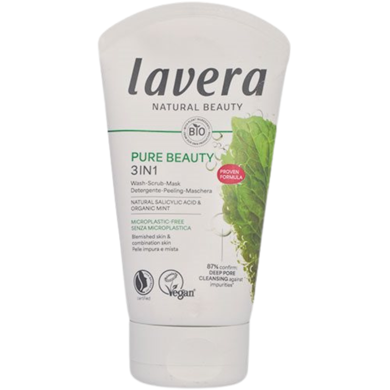 Lavera Pure Beauty 3-in-1 Wash-Scrub-Mask (125 ml)