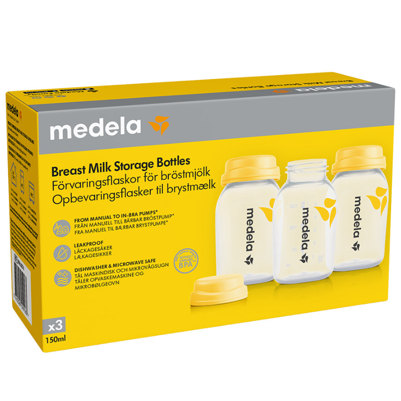 Medela Brystmælksflaske - 3 x 150 ml