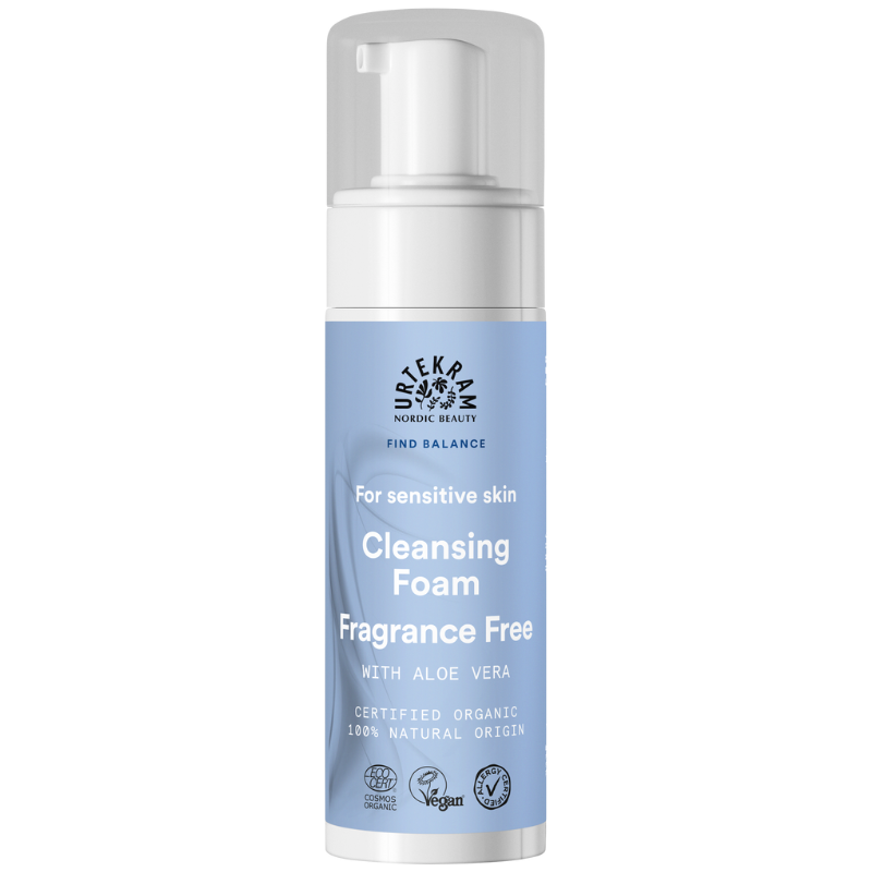 Urtekram Fragrence Free Cleansing Foam - Sensitive Skin (150 ml)