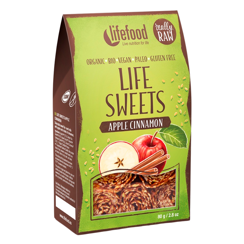 Lifefood Life Sweets m. Æble & Kanel RAW Ø (90 g)