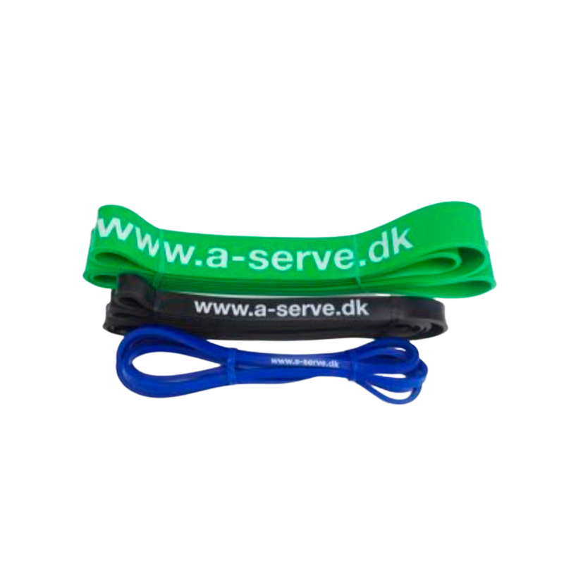 Aserve Power Fitness Elastik Light Blå - 1 stk