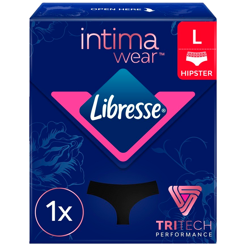 Libresse Intimawear Hipster Black L (1 stk)