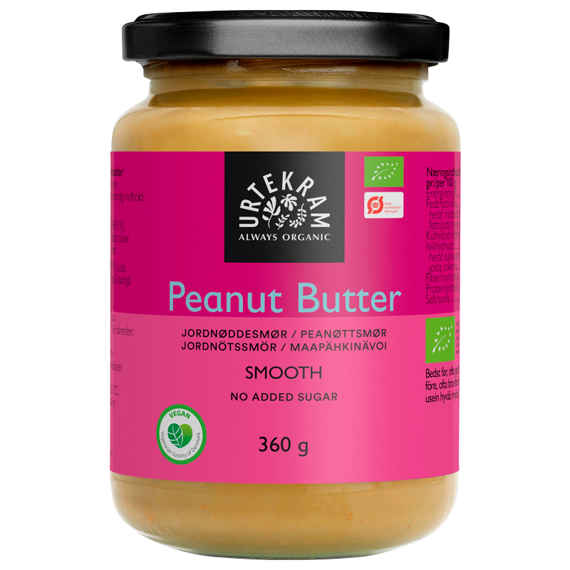Urtekram Peanut Butter Smooth Ø (360 g)