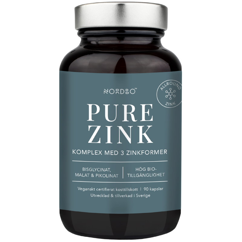Nordbo Pure Zink (90 kaps)