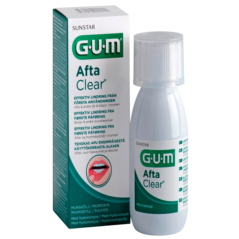 GUM AftaClear Mundskyl - 120 ml
