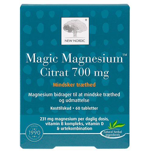 New Nordic Magic Magnesium Citrat 700 mg (60 tabl)