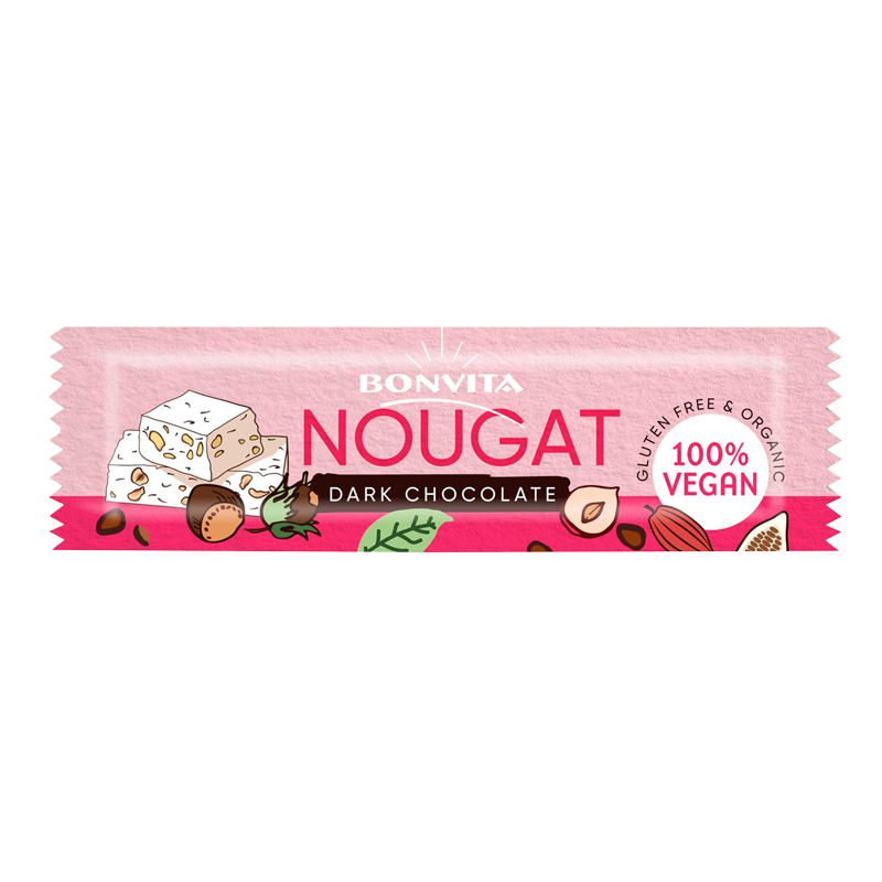 Bonbarr Chokoladebar m. Nougat Ø (40 gr)