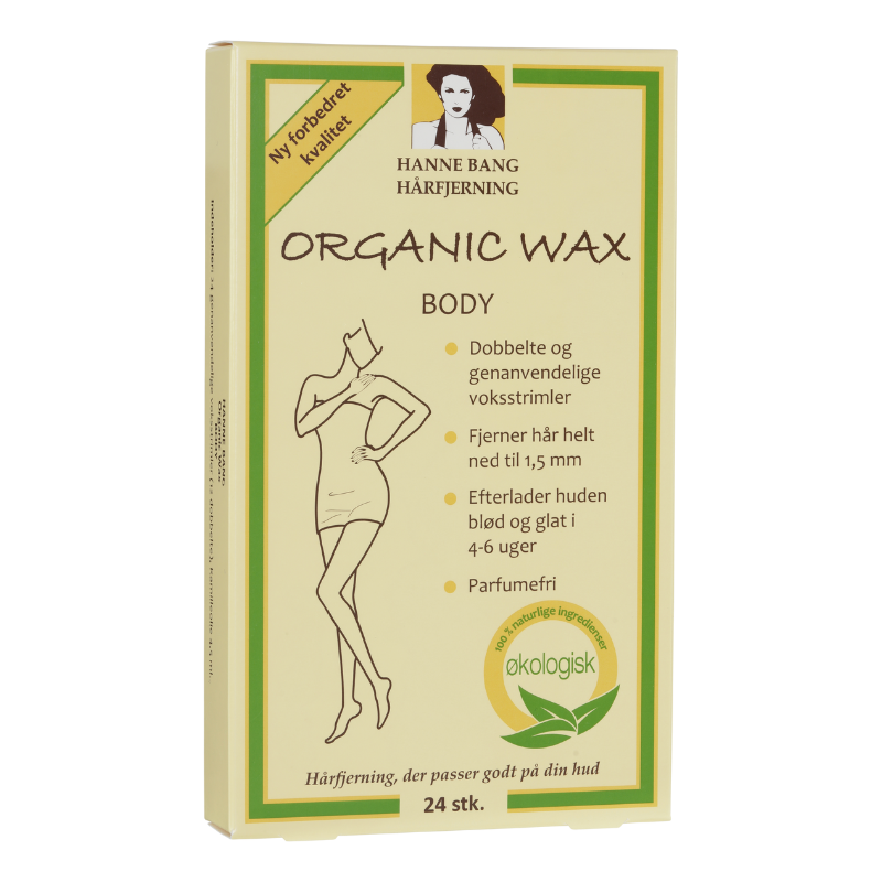 Hanne Bang Organic Wax Body Strips 24 stk.
