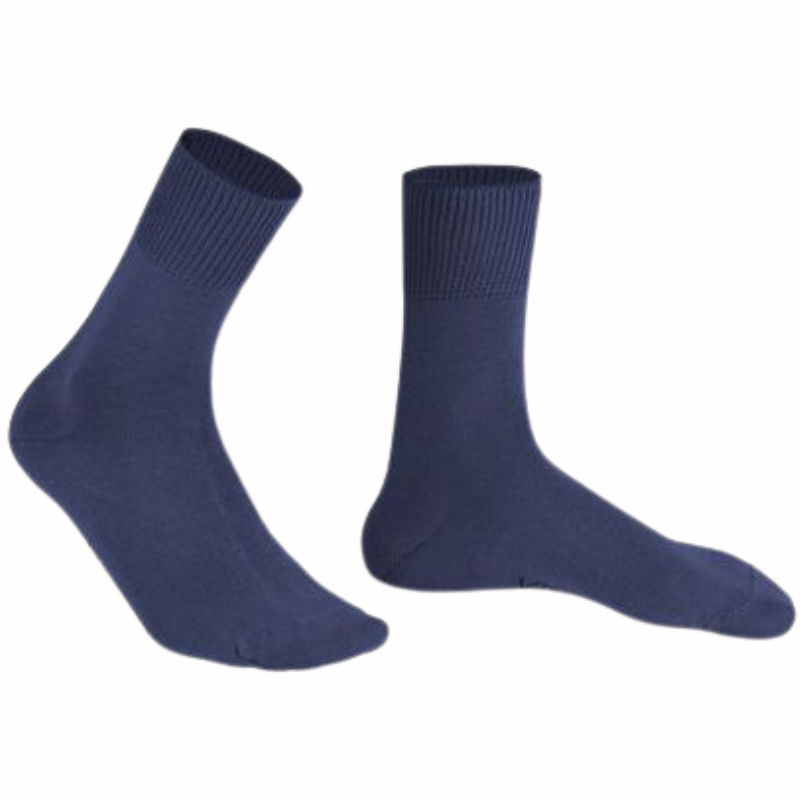 Kilde Bomulds Komfort & Diabetes Strømpe Mørkeblå Str. S 35-38 (1 sæt)