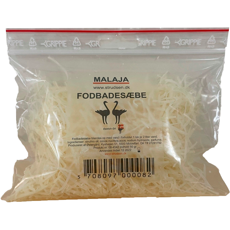 Ostrich Oil Fodbadesæbe (50 gr) Ostrich Oil Fodbadesæbe (50 gr)