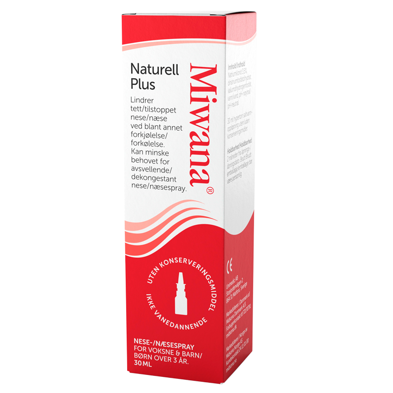 Miwana Næsespray Naturell Plus (30 ml)