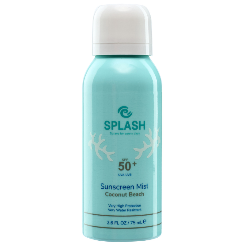 Splash Coconut Beach Sunscreen Mist SPF 50+ - Travel Size (75 ml)