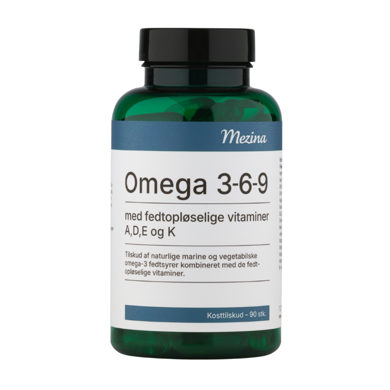 Mezina Omega 3-6-9 M. Vitamin A+D+E+K (90 kaps)