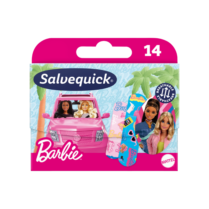 Salvequick Barbie Plaster (14 stk)