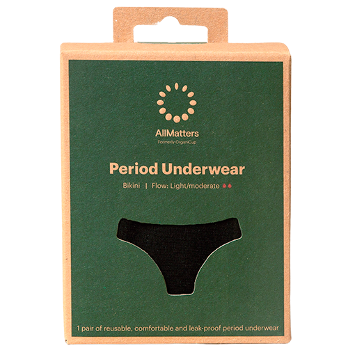 AllMatters Period Underwear Bikini Light/moderate Size S (1 stk)
