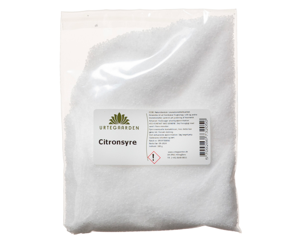 Urtegaarden Citronsyre - 100 gr.