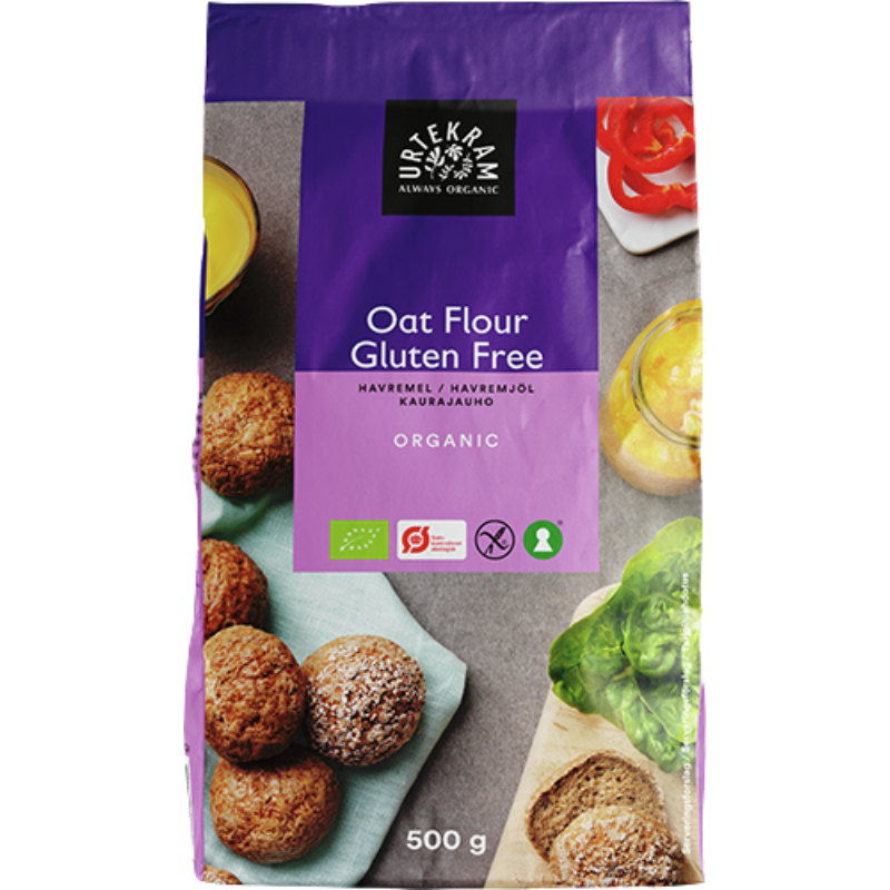 Urtekram Glutenfri Havremel Ø - 500 gr.