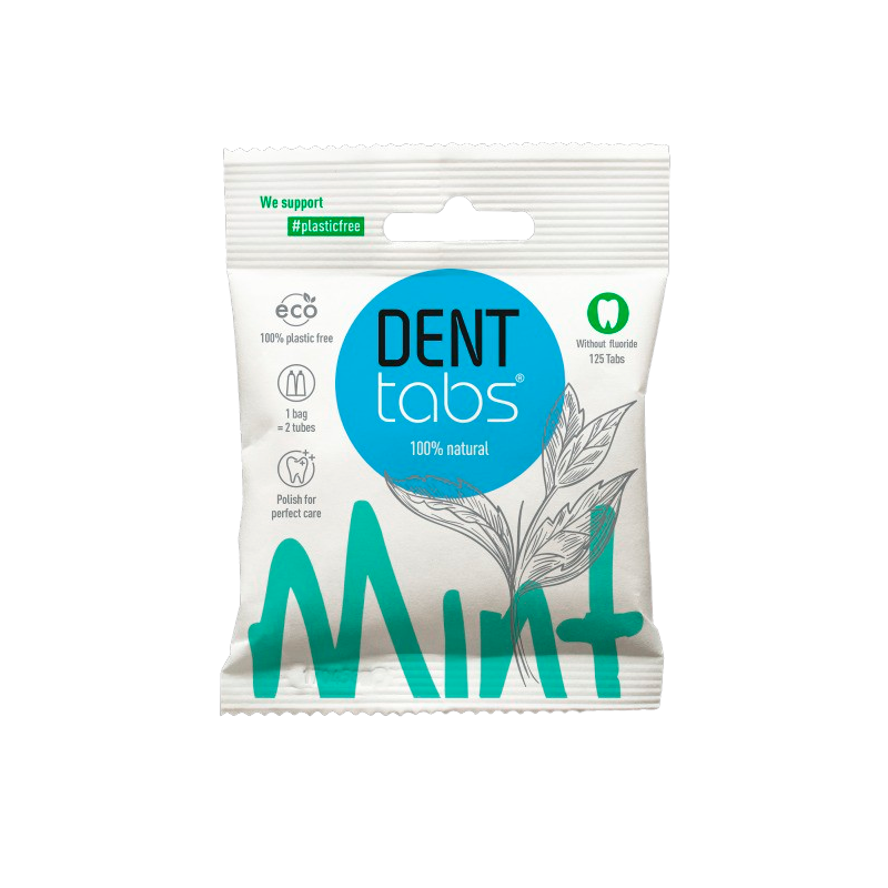 Dent Tabs Tandspasta tabeletter u. fluorid - 1 pk.