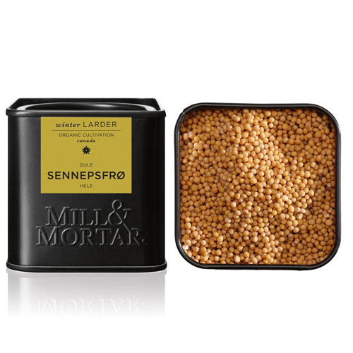 Mill og Mortar Sennepsfrø Hele Gule Ø (70 gr)