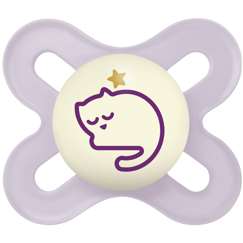 MAM Original Start Night Silk Sut 0-2 Mdr Pink (1 stk)